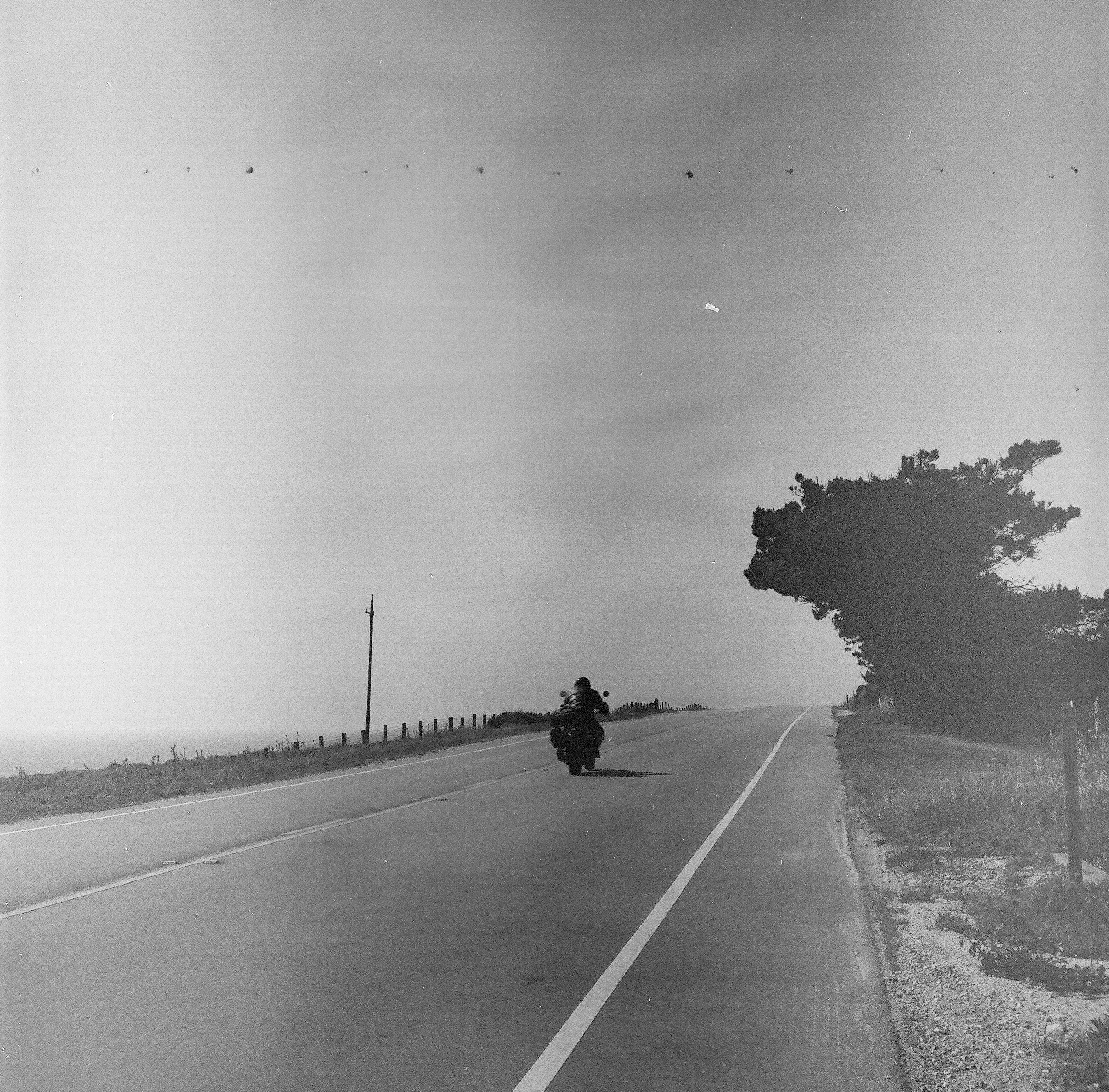 a photo of a motorcycle driving